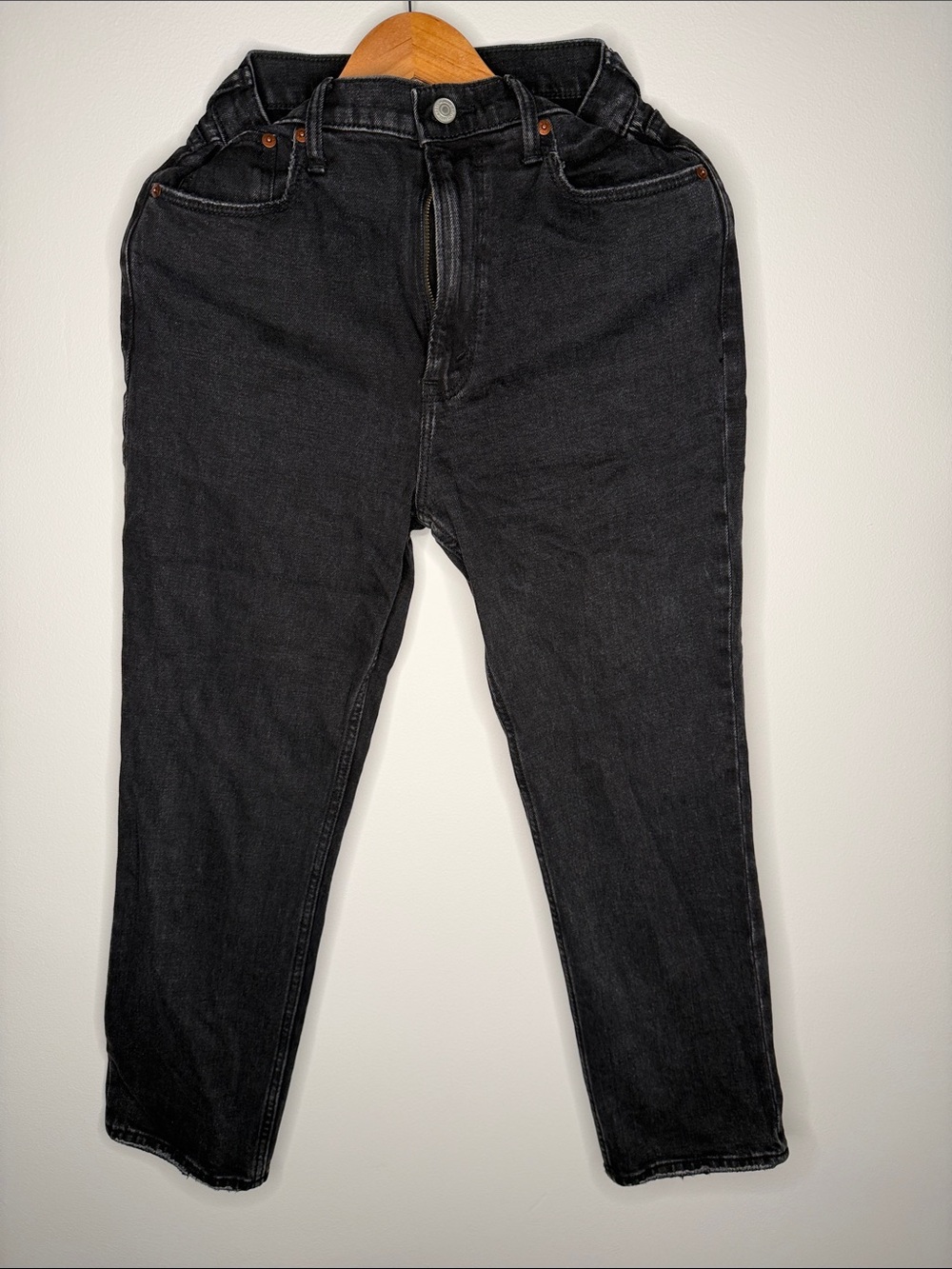 Abercrombie & Fitch Men's Slim Straight Black Jeans